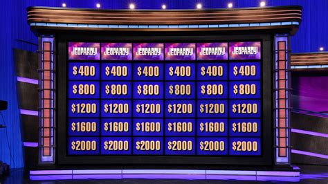 Blank Jeopardy Board