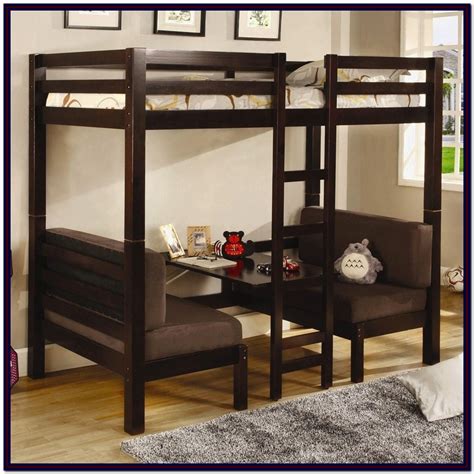 Queen Size Bunk Bed With Desk Underneath - Bedroom : Home Decorating Ideas #mZqmoPOwaY