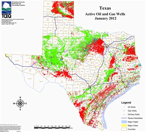 Texas Oil Fields Map | secretmuseum