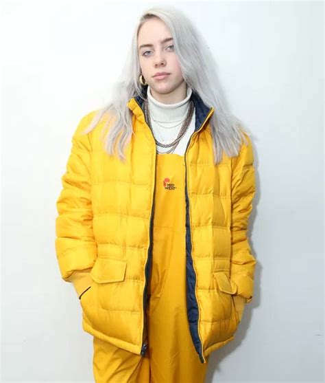 Billie Eilish Yellow Jacket | American Singer Yellow Jacket