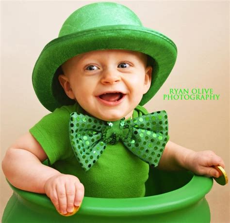 Fun St. Patrick's Day photography. Ryan Olive Photography Baby Pictures, Baby Photos, Funny ...