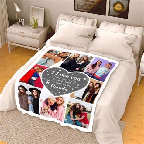 Personalized Photo Collage Blanket