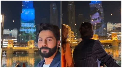 Bhediya Trailer At Burj Khalifa, Varun Dhawan Is All Excited And Gives ...