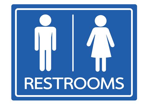 Restroom Symbol Male and Female Icon 644350 Vector Art at Vecteezy