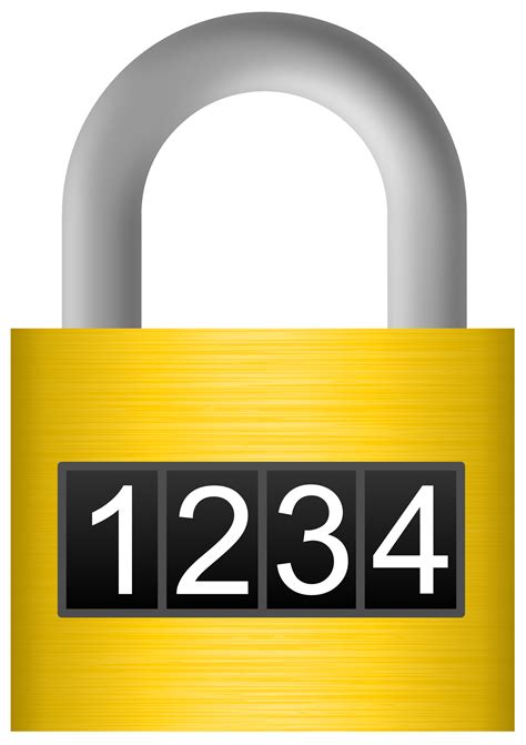 Clipart - Combination lock