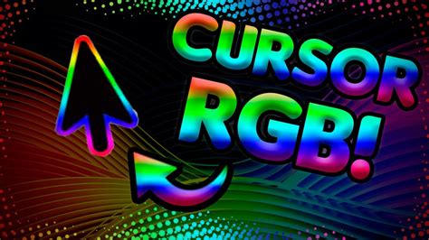 COMO DEIXAR SEU CURSOR DO MOUSE RGB | FÁCIL E RÁPIDO! - YouTube