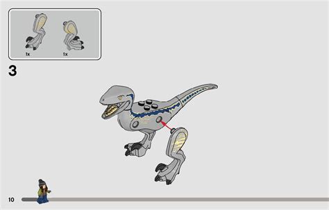 Lego 76946 Blue & Beta Velociraptor Capture Instructions