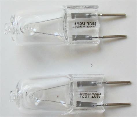 2 Halogen Light Bulb G8 120V 20W for Maytag Microwave Oven MMV52Q7AAS MMV5207BWC - Light Bulbs