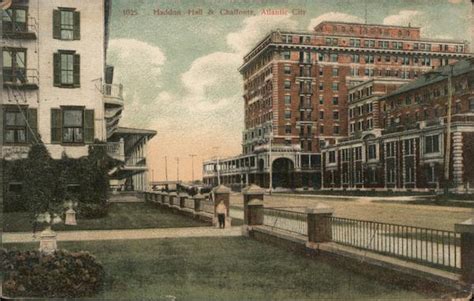 Haddon Hall & Chalfonte Atlantic City, NJ Postcard