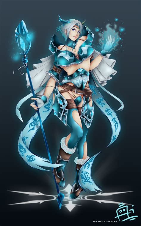 Ice Mage - Artjam by Ran-Zu on DeviantArt