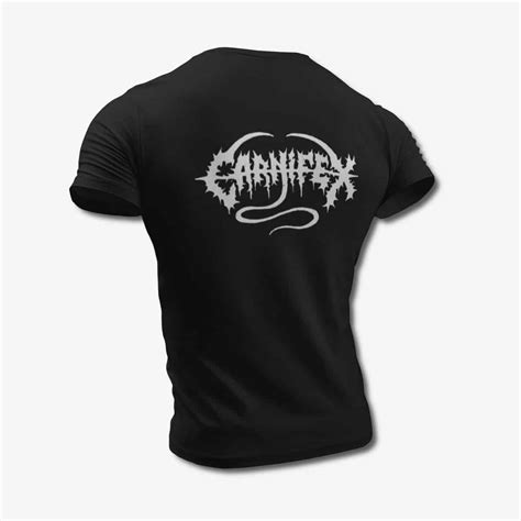 Carnifex T-Shirt, Carnifex Band Logo Black Tee Shirt, Death Metal Merchandise – Metal Band T ...