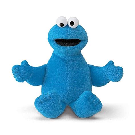 Enesco Sesame Street Cookie Monster 6-Inch Plush Beanbag Character ...