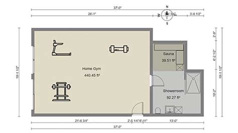 Home Gym Floor Plans (Including Types and Examples) | Cedreo