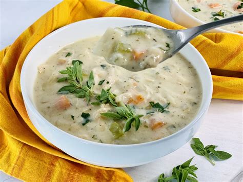 Creamy Chicken Soup - Swirls of Flavor