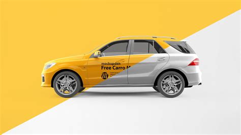 Free Carro Mockup PSD Template - Mockup Den