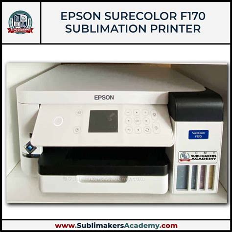 How To Set Up Your Epson F170 Dye Sublimation Printer