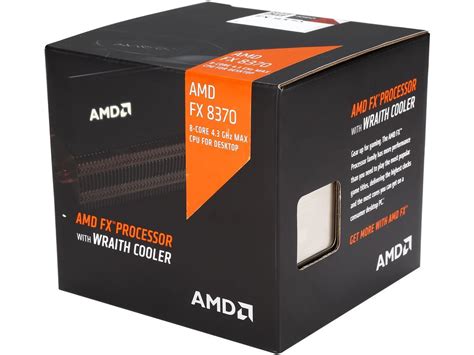 Used - Like New: AMD FX-8370 with AMD Wraith Cooler 4.0 GHz (4.3 GHz ...