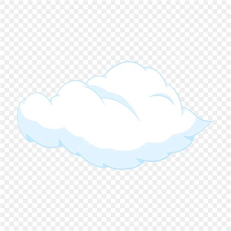 Fluffy Cloud PNG Image, Cartoon Cloud Cute Fluffy White Cloud, Cartoon, Clouds, Cute PNG Image ...