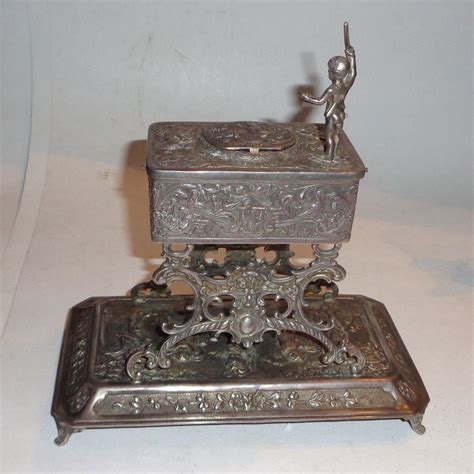 Antique Silver Singing Bird Music Box, circa mid 1800s - Spectacular! | Antique music box, Music ...