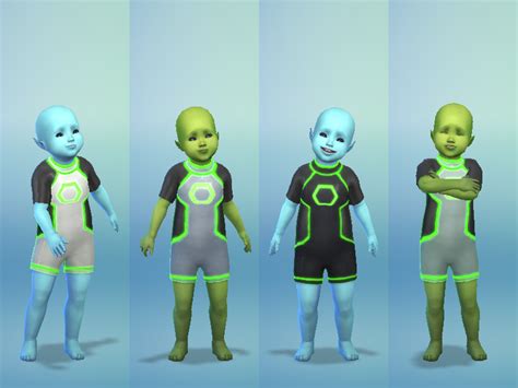 The Sims Resource - Toddler Alien Outfit - Seasons needed