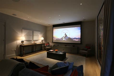 Cinema room lighting design using discreet downlights | John Cullen Lighting | Room lights, Game ...