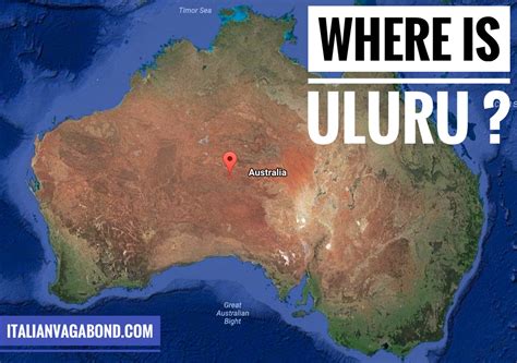 Uluru On World Map