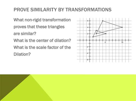 PPT - Proving Similarity via Transformations PowerPoint Presentation ...