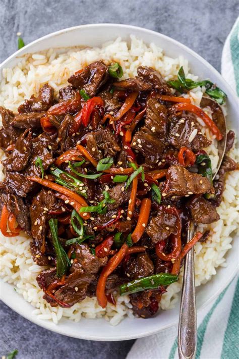 Mongolian Beef (Easy, 30-Minute Recipe) - NatashasKitchen.com