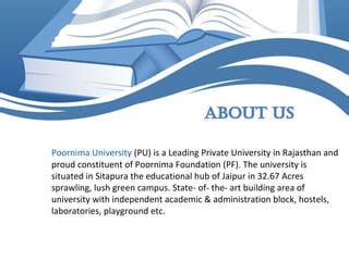 Poornima University | PPT | Free Download