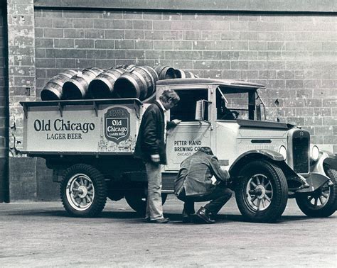 Old Chicago Beer Vintage Truck Delivery Photograph by Retro Images Archive - Pixels