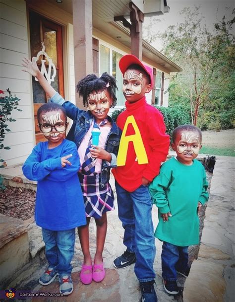 Alvin, Simon, Theodore, and Chipette Brittany Costume