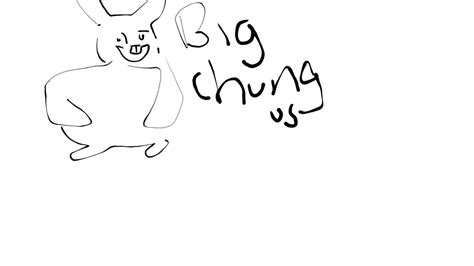 big chungus re draw by cursedimagesbyhb12 on DeviantArt