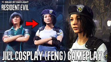 DEAD BY DAYLIGHT - Jill Cosplay (Feng Min) Gameplay | Resident Evil ...