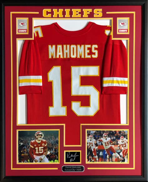 Patrick Mahomes 34.5x42.5 Custom Framed Jersey | Pristine Auction