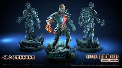 ArtStation - Gloomhaven Custom Class - Savvas Rimehearth