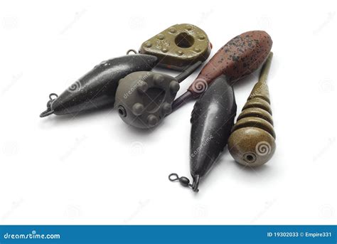 Fishing sinkers stock image. Image of angling, isolated - 19302033