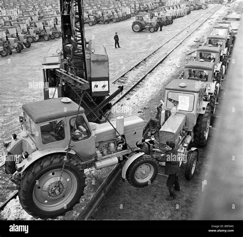 Belarus tractors manufactured at the Belarus Tractor Factory Stock Photo, Royalty Free Image ...