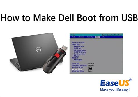 How to Make Dell Boot from USB Windows 11/10 | 2024🔥