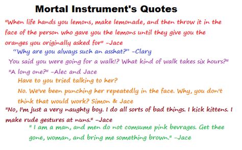 Quotes From The Mortal Instruments Series. QuotesGram