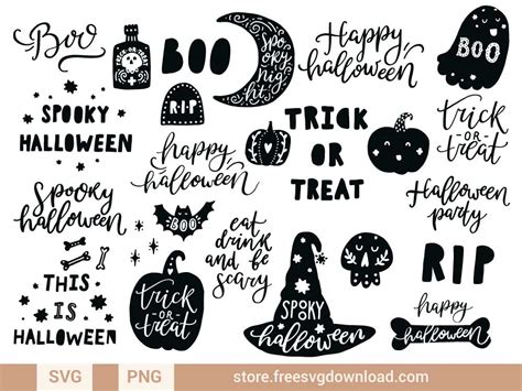 Halloween SVG Bundle 2 (FSD-L3) - Store Free SVG Download