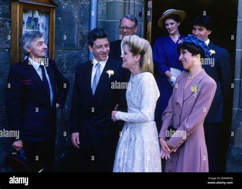 Scene from TV programme Take The High Road March 1991 Stock Photo - Alamy