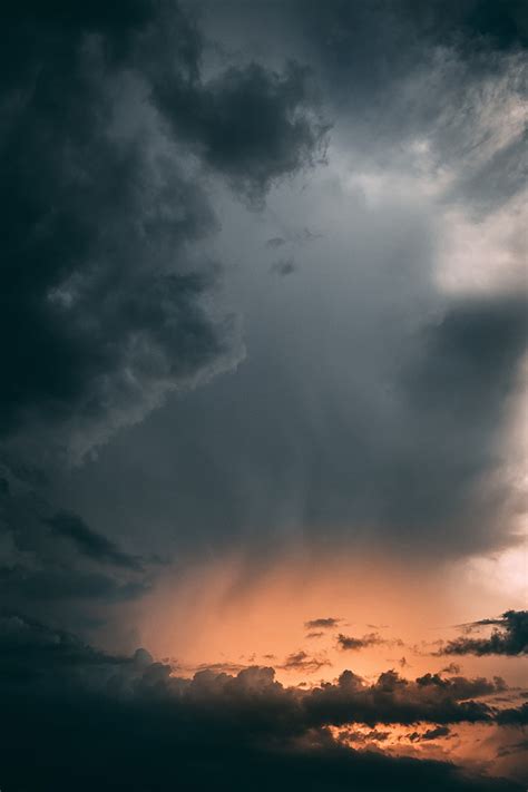 HD wallpaper: sunset, clouds, cloudy, sky, night, dark, cloud - sky ...