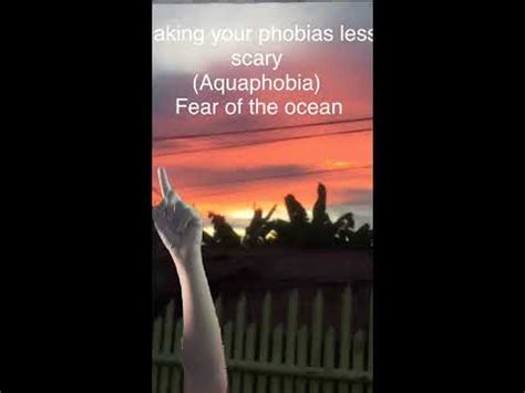 Making your phobias less scary (Aquaphobia) - YouTube