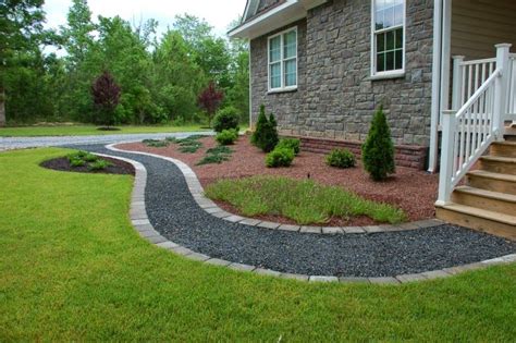 Crushed Stone Walkways With A Few New Bags Of Material | Walkway landscaping, Front yard ...