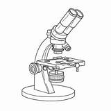 Página Para Colorear De Microscopio Microscope Coloring Page sketch template