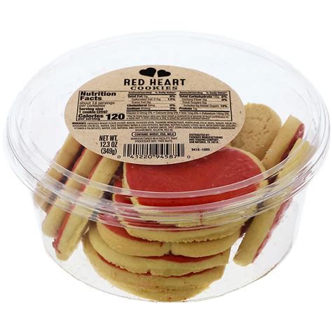 H-E-B Bakery Valentines Red Hearts Cookies - Shop Cookies at H-E-B