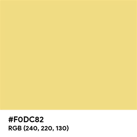 Buff color hex code is #F0DC82