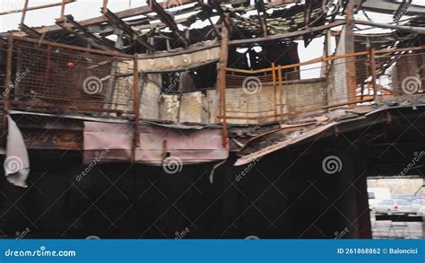 Strip mall fire damage stock footage. Video of inferno - 261868862