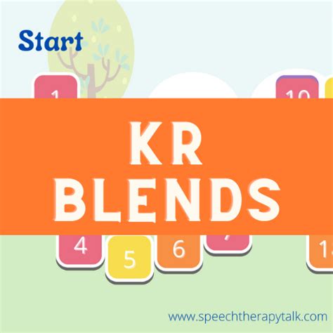 KR Blends (no-print) - Speech Therapy Talk Membership