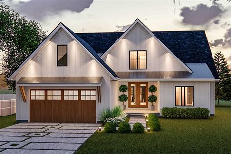 Exclusive Modern Farmhouse Plan Offering Convenient Living - 62762DJ | Architectural Designs ...